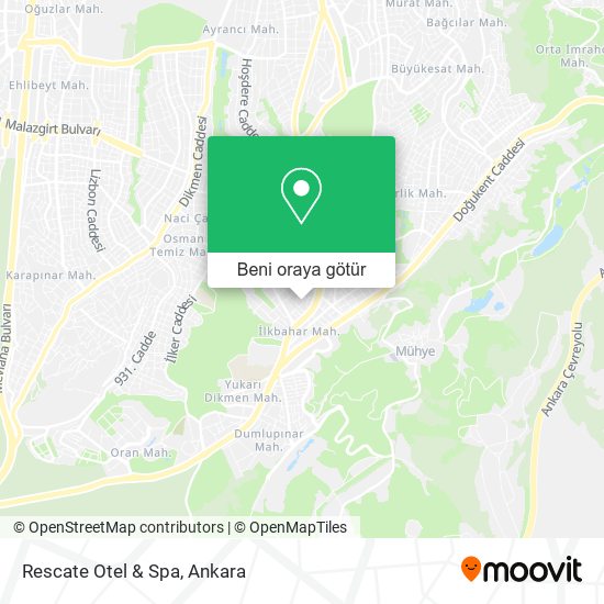Rescate Otel & Spa harita