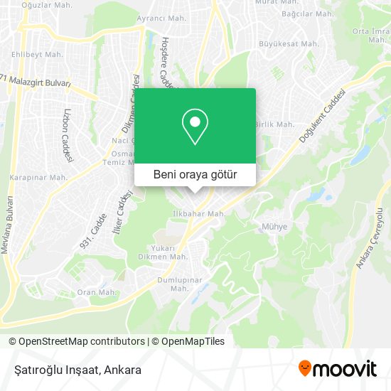 Şatıroğlu Inşaat harita