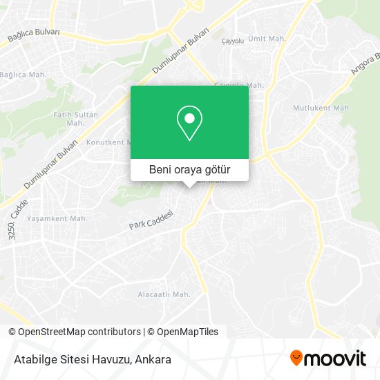 Atabilge Sitesi Havuzu harita