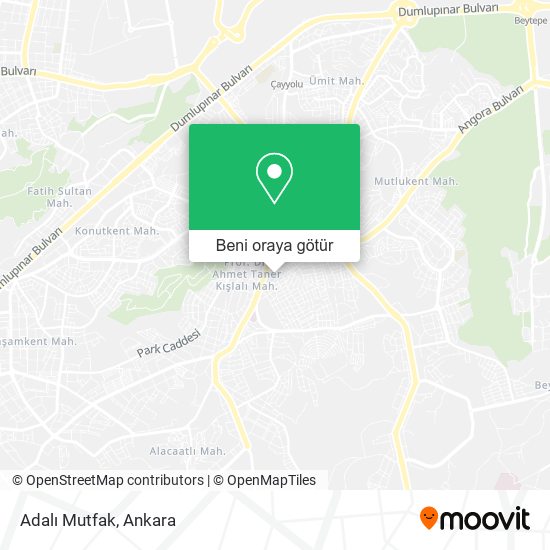 Adalı Mutfak harita