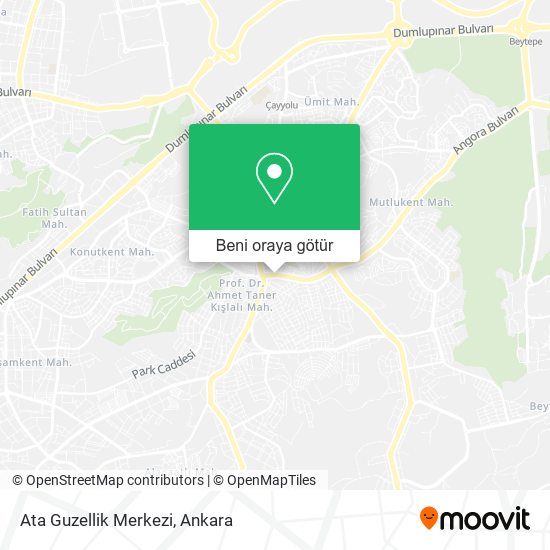 Ata Guzellik Merkezi harita