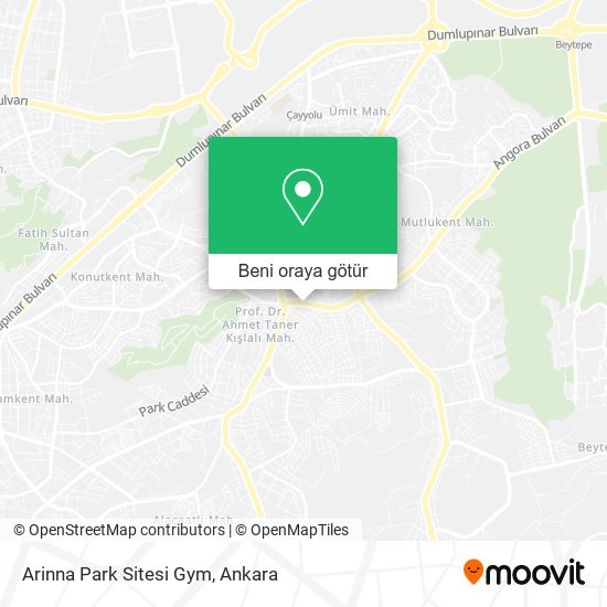 Arinna Park Sitesi Gym harita