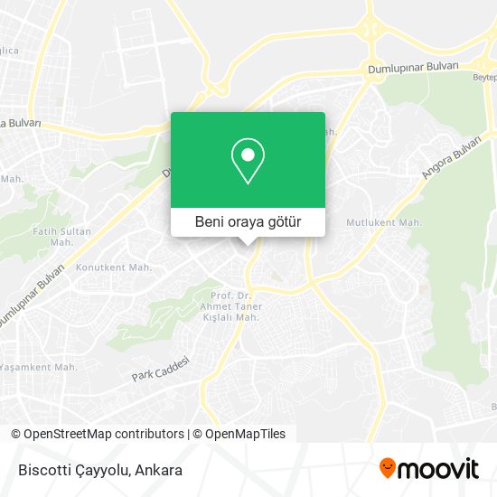 Biscotti Çayyolu harita
