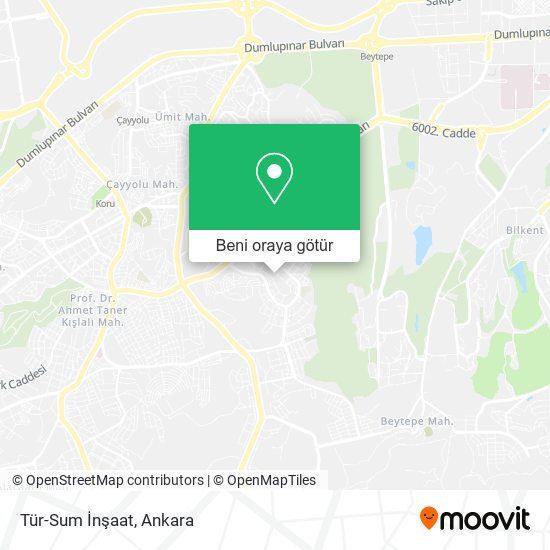 Tür-Sum İnşaat harita