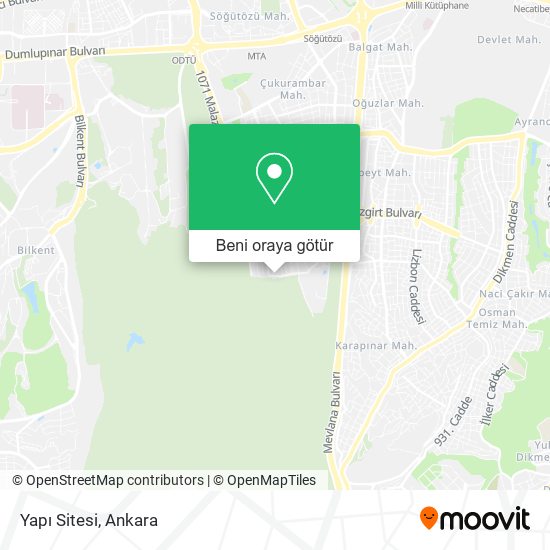 Yapı Sitesi harita