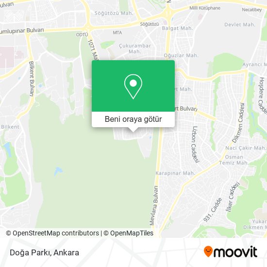 Doğa Parkı harita