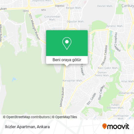 Ikizler Apartman harita