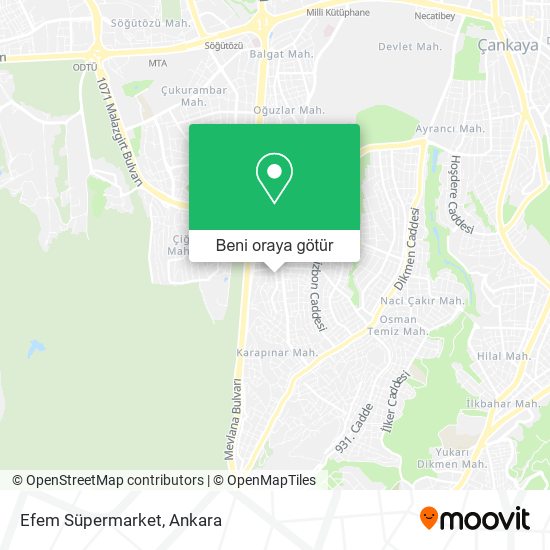 Efem Süpermarket harita