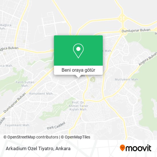 Arkadium Ozel Tiyatro harita