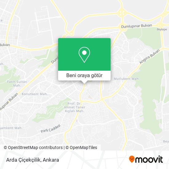Arda Çiçekçilik harita
