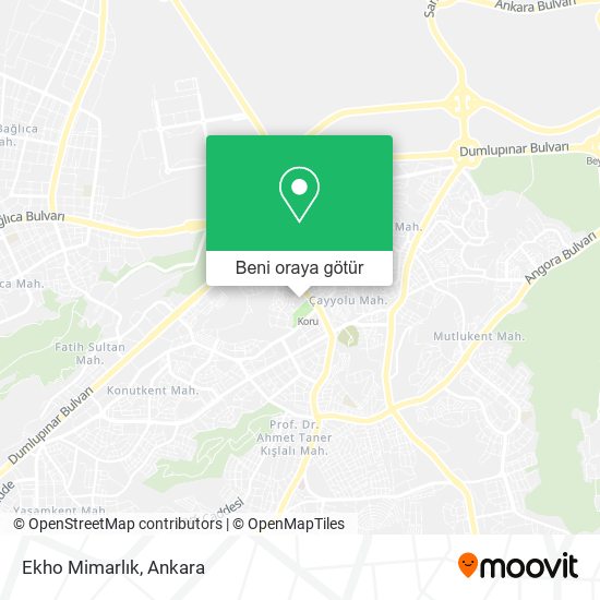 Ekho Mimarlık harita