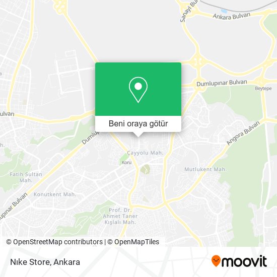 Nıke Store harita