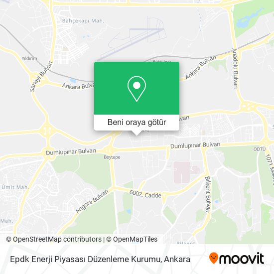 Epdk Enerji Piyasası Düzenleme Kurumu harita