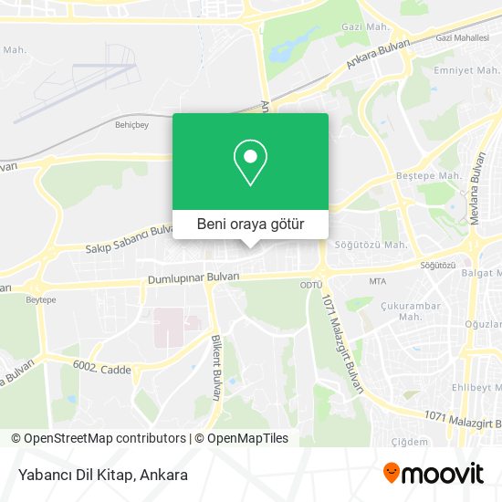 Yabancı Dil Kitap harita
