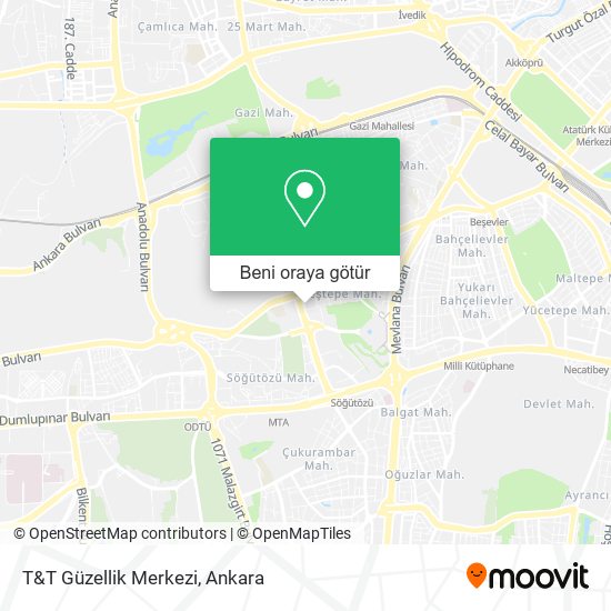 T&T Güzellik Merkezi harita