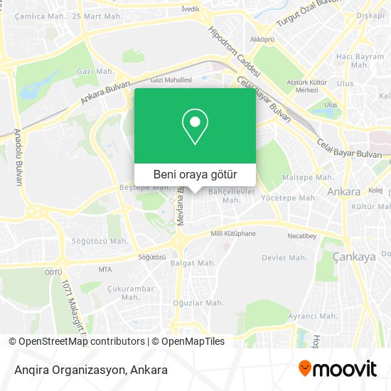 Anqira Organizasyon harita