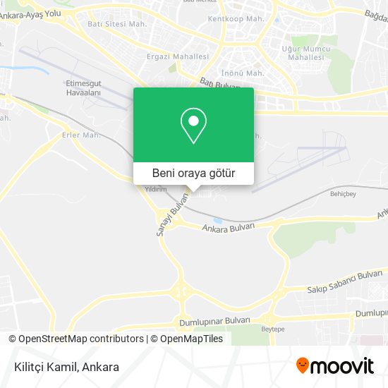 Kilitçi Kamil harita
