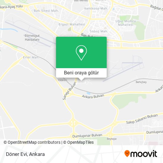 Döner Evi harita