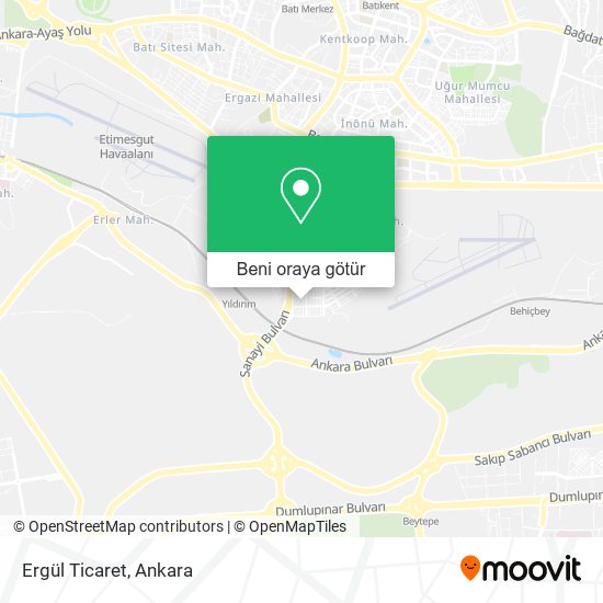 Ergül Ticaret harita