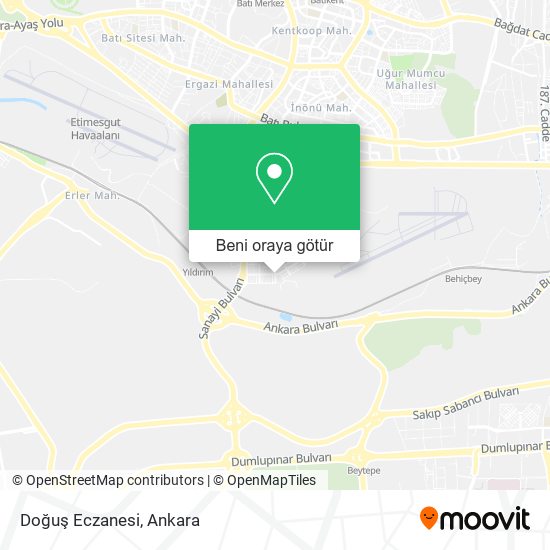 Doğuş Eczanesi harita