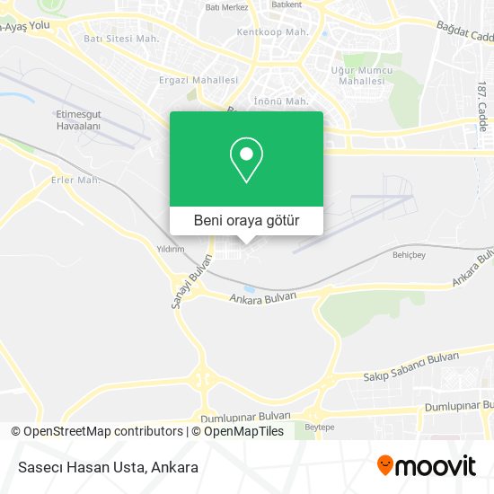 Sasecı Hasan Usta harita