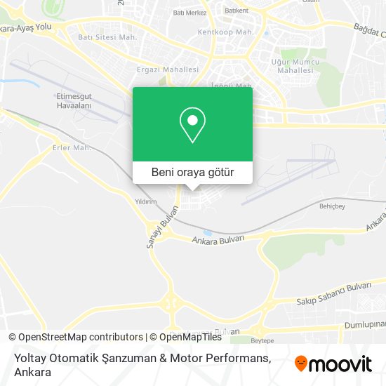 Yoltay Otomatik Şanzuman & Motor Performans harita