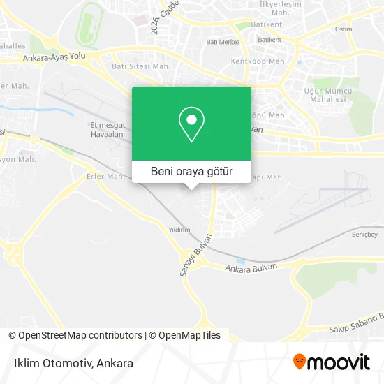 Iklim Otomotiv harita