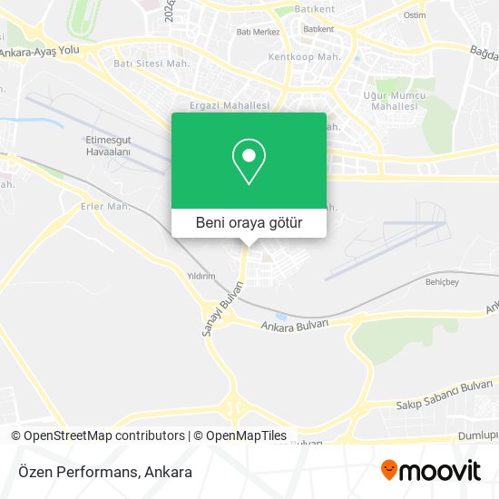 Özen Performans harita