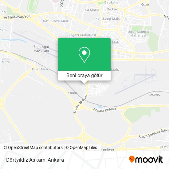 Dörtyıldız Askam harita