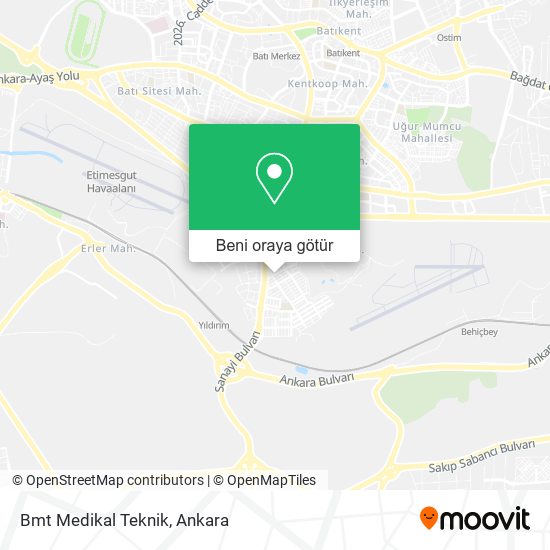 Bmt Medikal Teknik harita