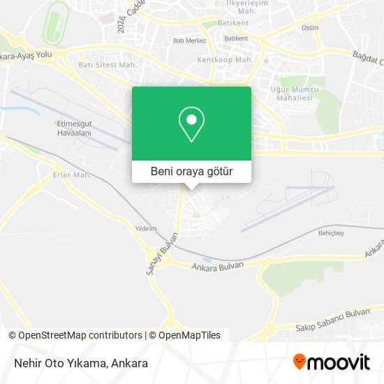 Nehir Oto Yıkama harita