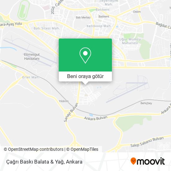 Çağrı Baskı Balata & Yağ harita