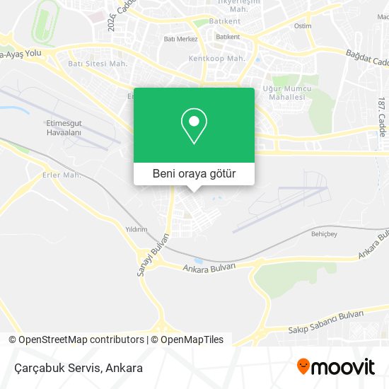 Çarçabuk Servis harita