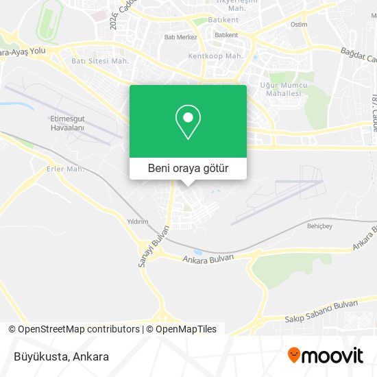 Büyükusta harita