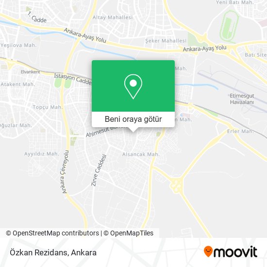 Özkan Rezidans harita