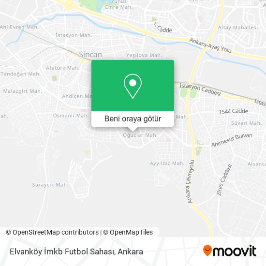 Elvanköy İmkb Futbol Sahası harita
