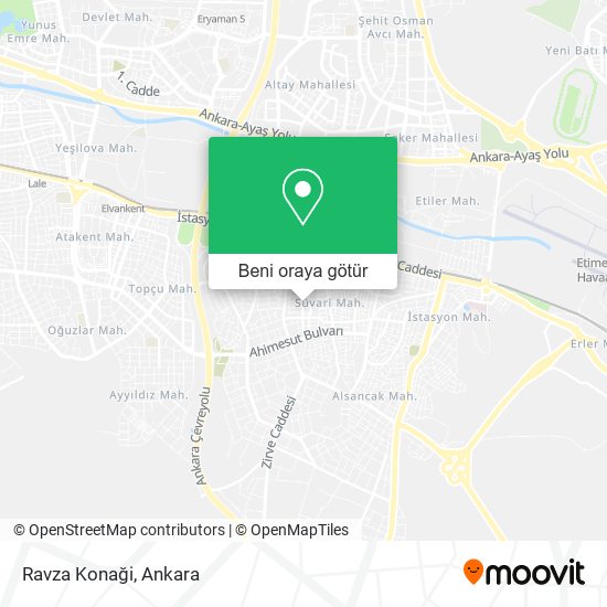 Ravza Konaği harita