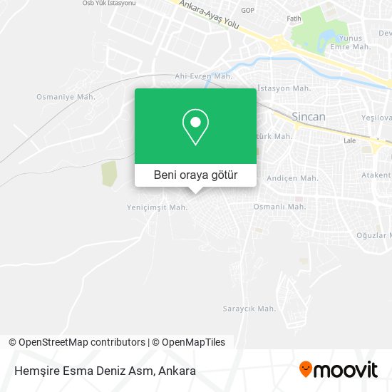 Hemşire Esma Deniz Asm harita