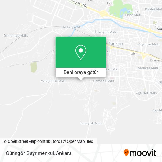 Günngör Gayrimenkul harita