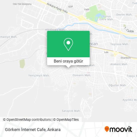 Görkem İnternet Cafe harita