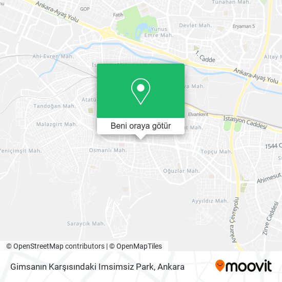 Gimsanın Karşısındaki Imsimsiz Park harita