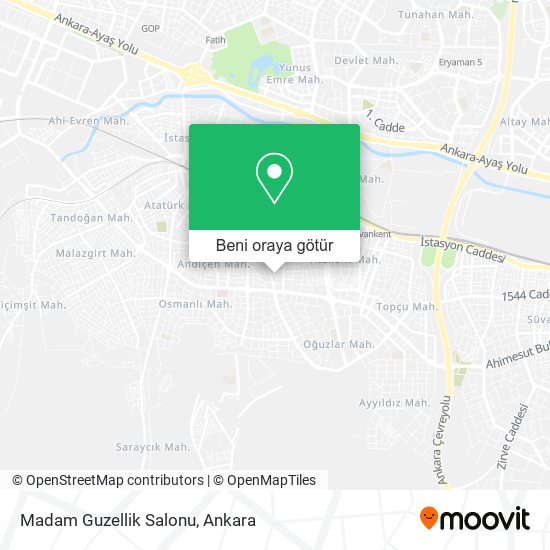 Madam Guzellik Salonu harita