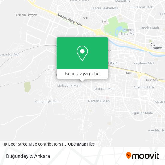 Düğündeyiz harita