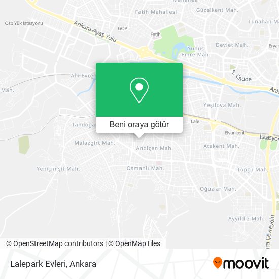 Lalepark Evleri harita