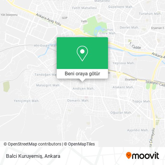 Balci Kuruyemiş harita