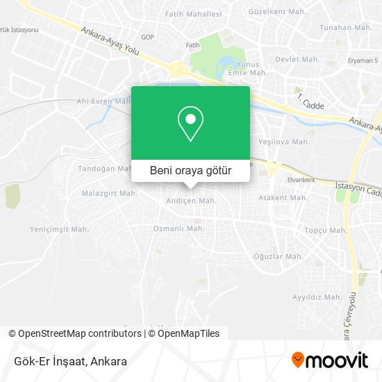 Gök-Er İnşaat harita