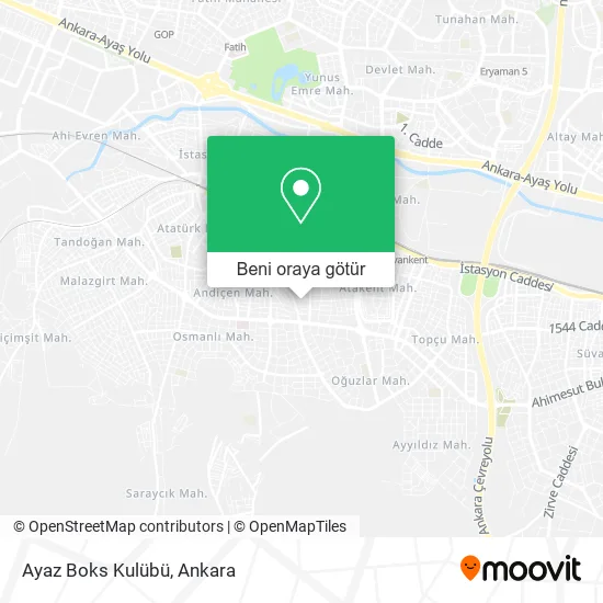 Ayaz Boks Kulübü harita