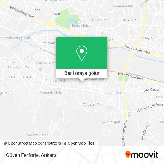 Güven Ferforje harita