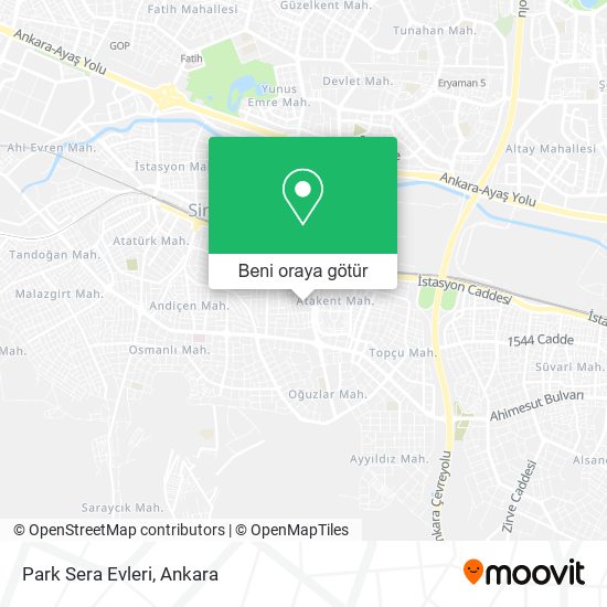 Park Sera Evleri harita