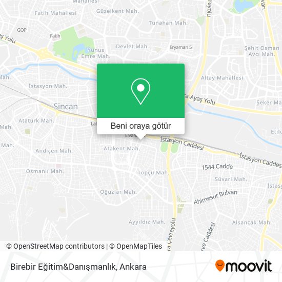 Birebir Eğitim&Danışmanlık harita